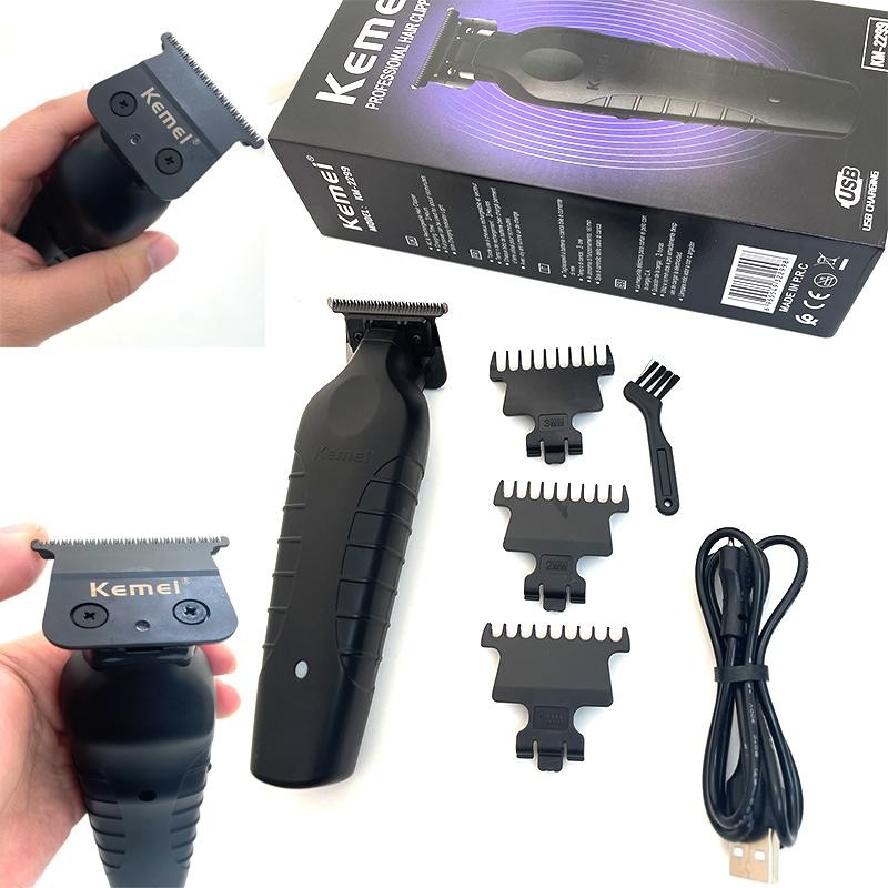 Kemei 2299 Professional Hair Clipper 0mm Zero Gap Cordless Barber Trimmer