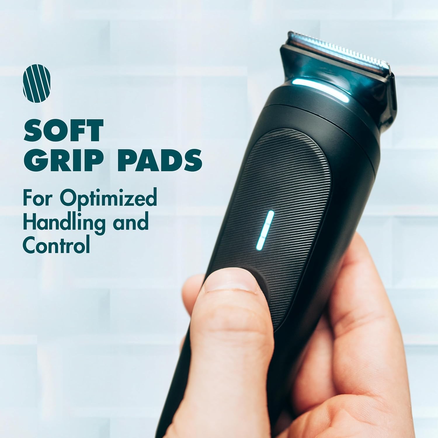 Gillette i7 Intimate Men’s Premium Pubic Hair Trimmer, Waterproof Body Trimmer