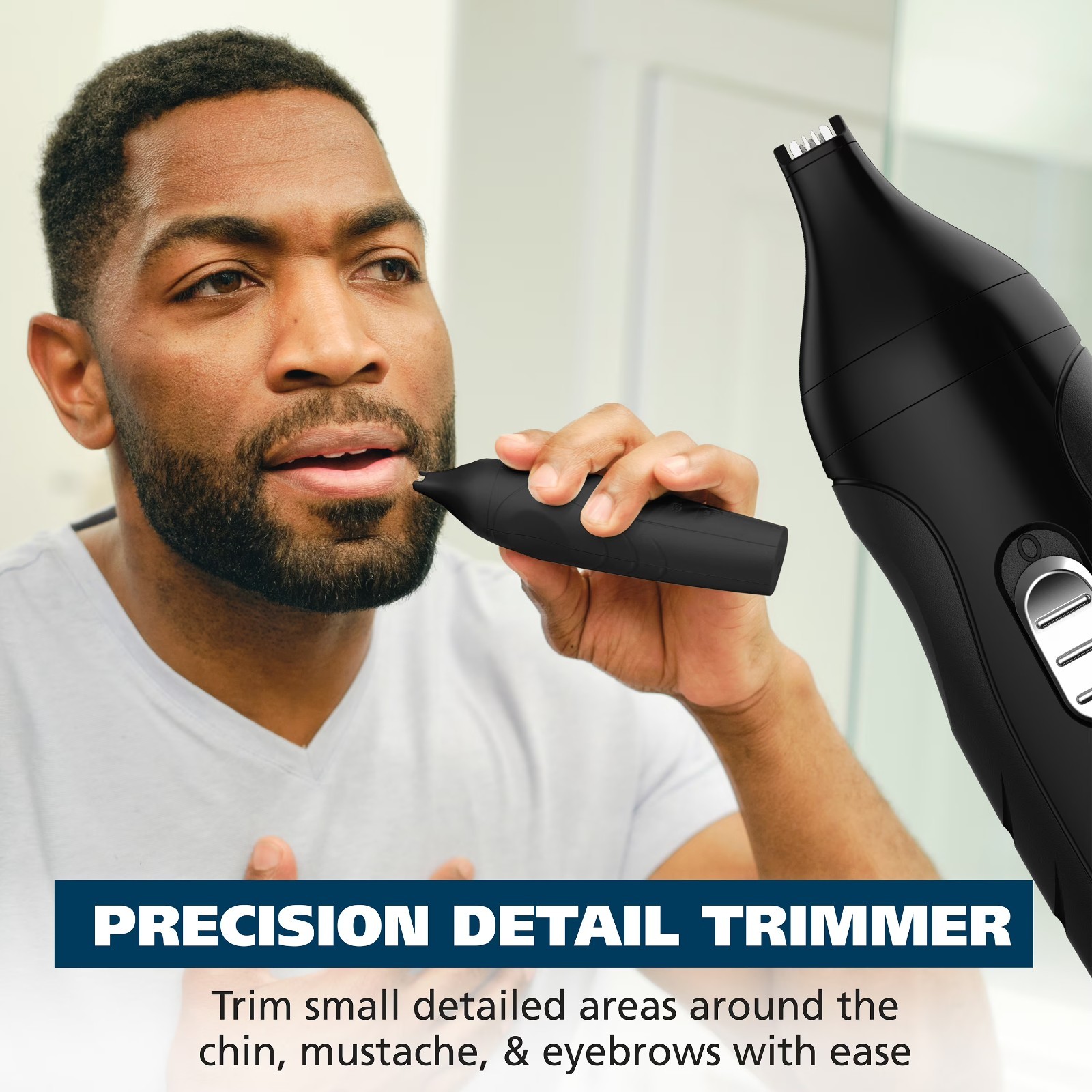 Wahl All In One Rechargeable Beard Mustache Trimmer Cordless 05664 Black