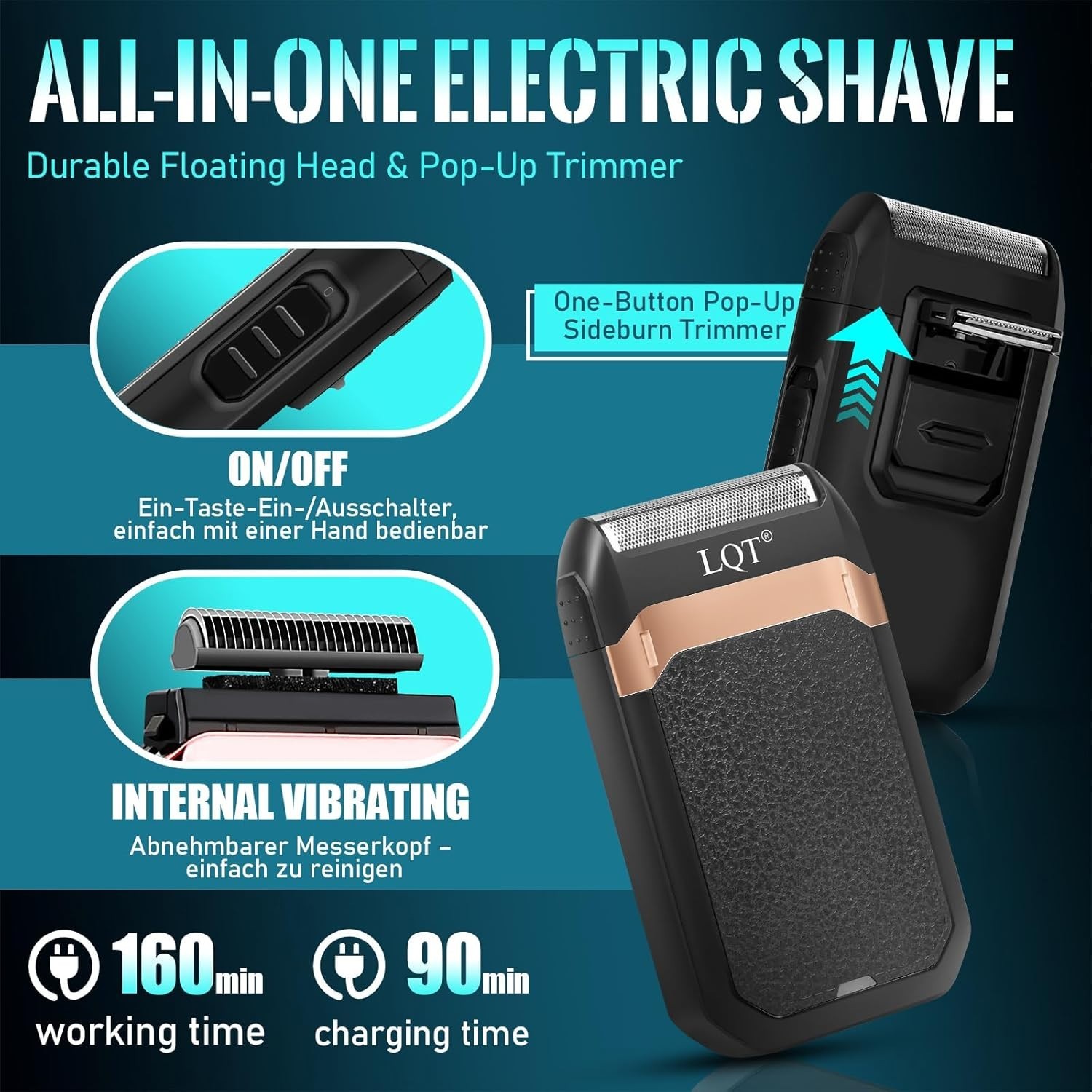 Hair Clippers Set for Men, Hair Clipper Trimmer with LED Display, Professional C