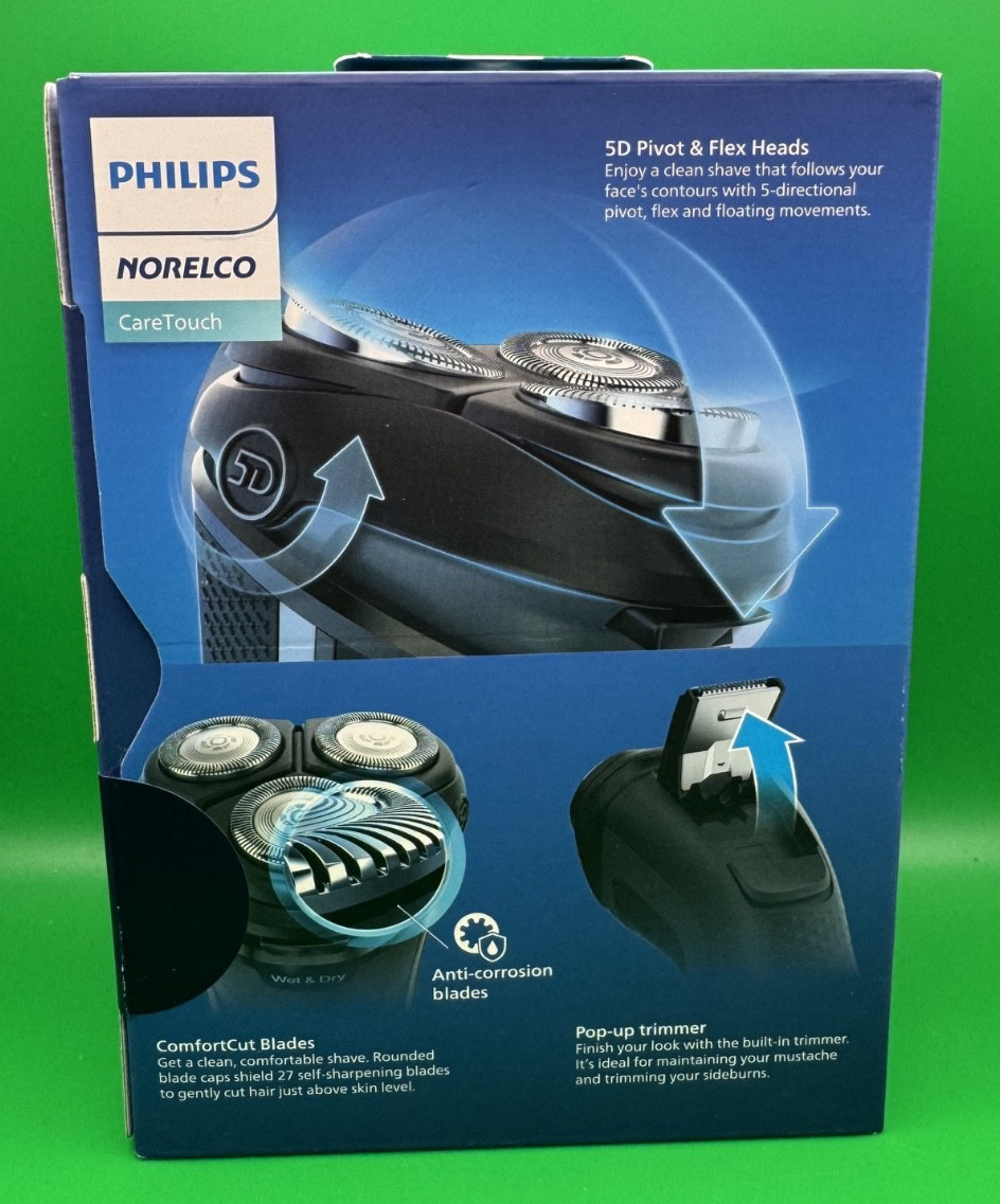Philips Norelco CareTouch Rechargeable Shaver – Brand New! (6919)