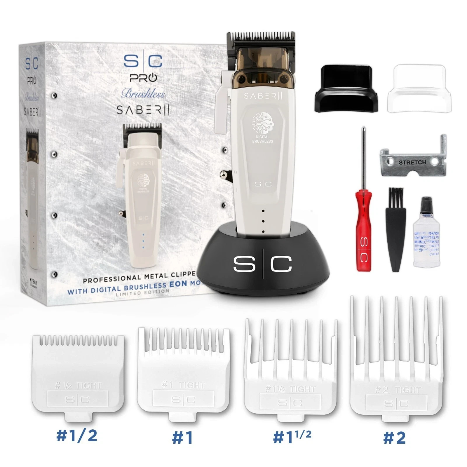 StyleCraft Limited Edition Saber 2 Cordless Clipper With Digital Brushless Motor