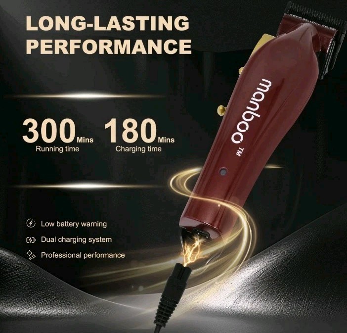 Professional Hair Clippers for Men, Ceramic Blade Cordless Barber Set with 78