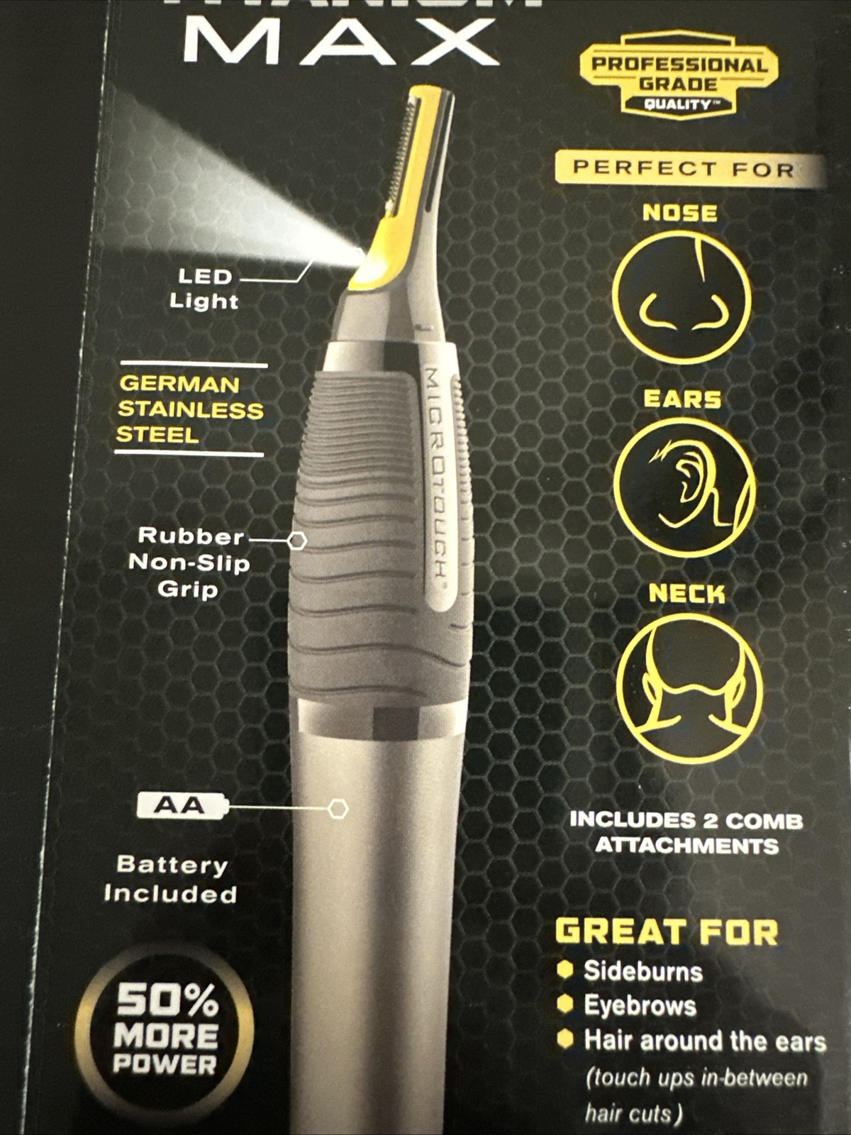 Microtouch Titatnium Max All-In-One Personal Mirco Precision Trimmer [NEW]