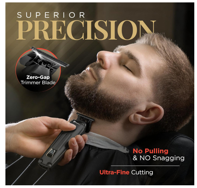 New Seal Fagaci Professional Hair Clippers DLC Blade High Torque Vector Motor