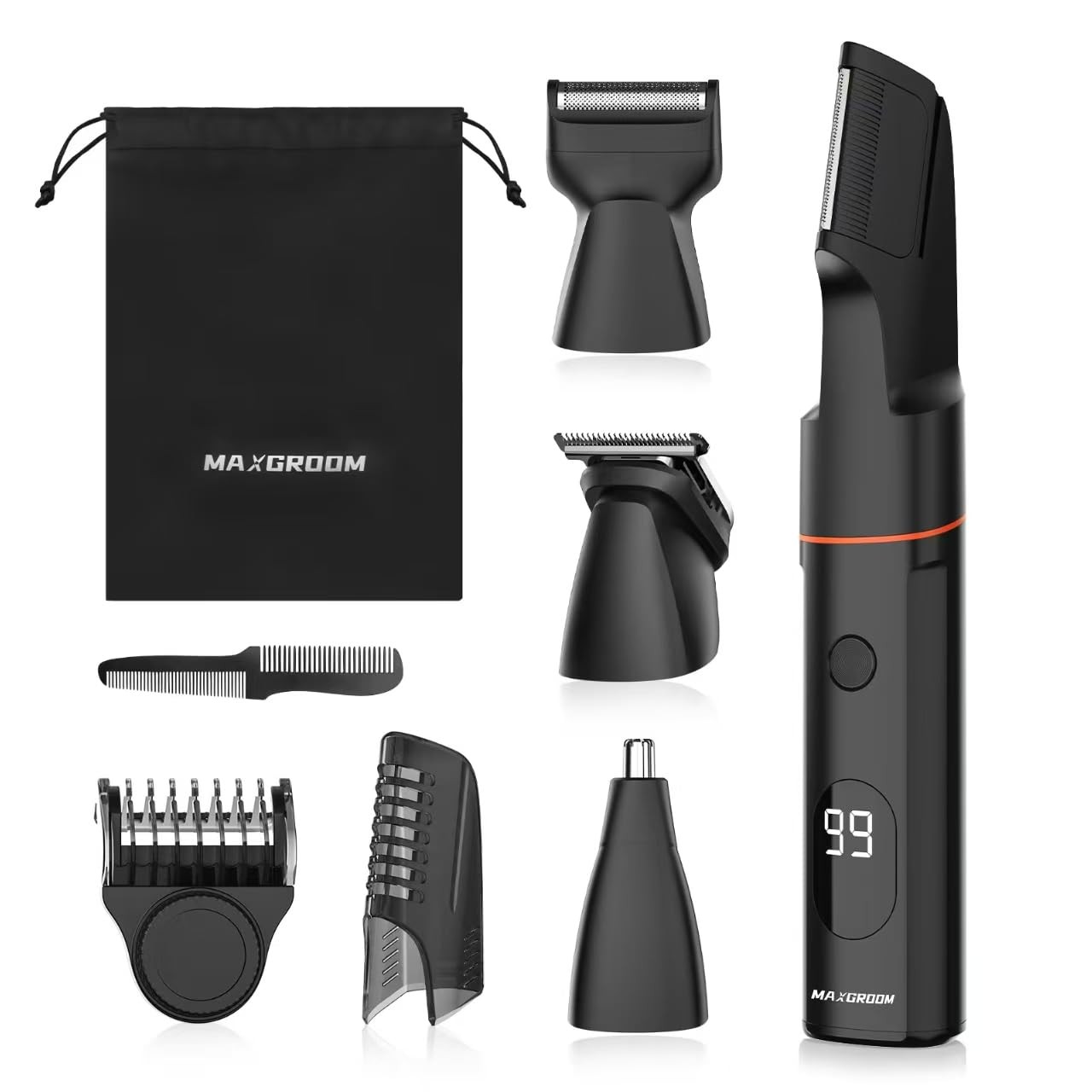 Manscape Body Hair Trimmer for Men, Waterproof Pubic, Groin & Ball Shaver, No…