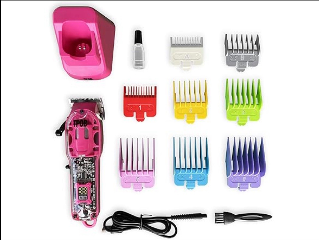 TPOB Candy Slime 2 Professional Hair Clippers Matte Pink Case NEW Factory Sealed