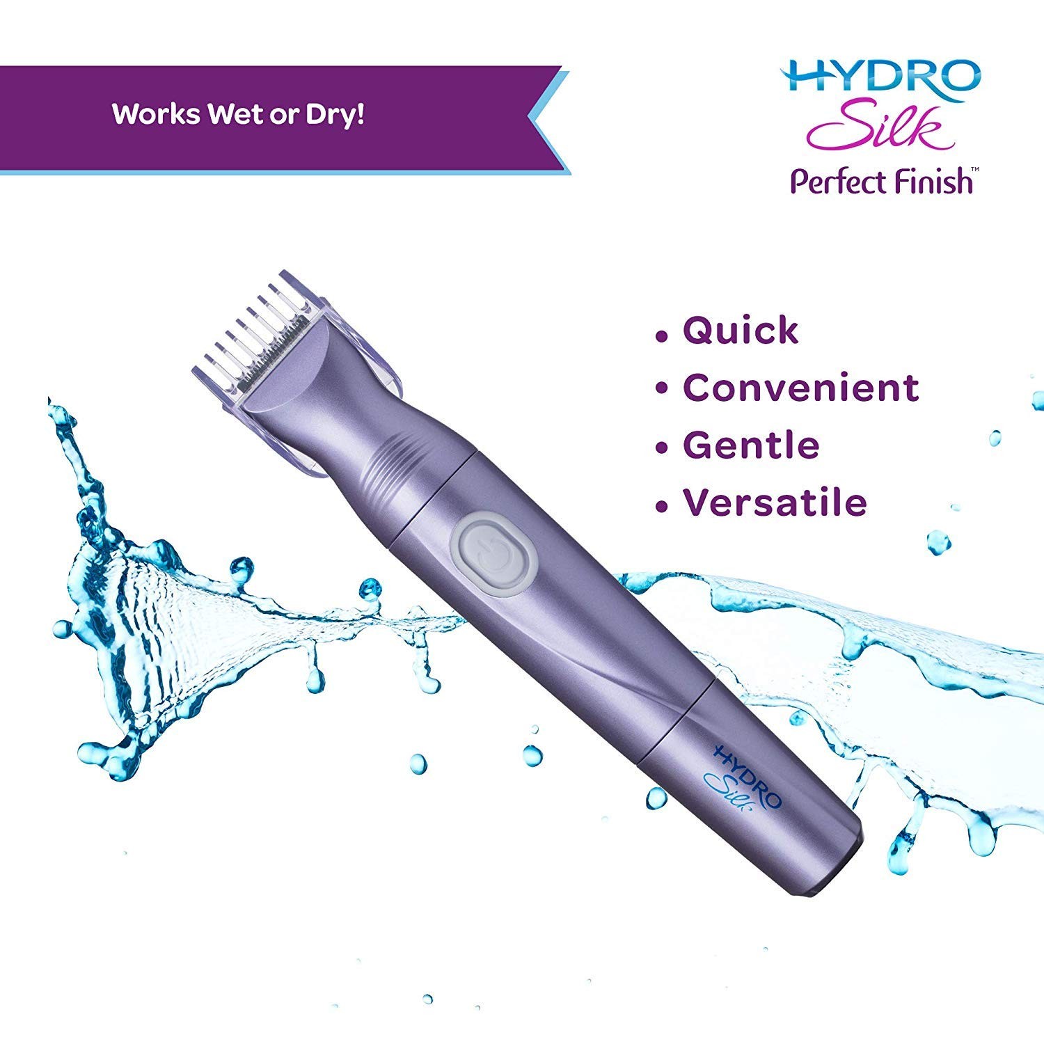 Schick Hydro Silk Perfect Finish Trimmer 8-in-1 Grooming Kit for Women-Free Ship
