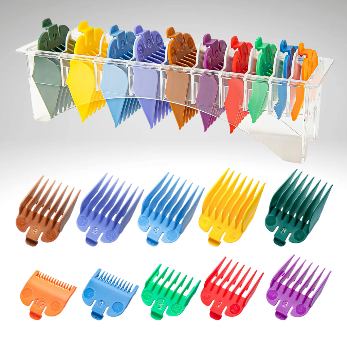 Wahl Clipper Guards Set 1 Pcs Professional Hair Clipper Combs Guides Wahl Rep…