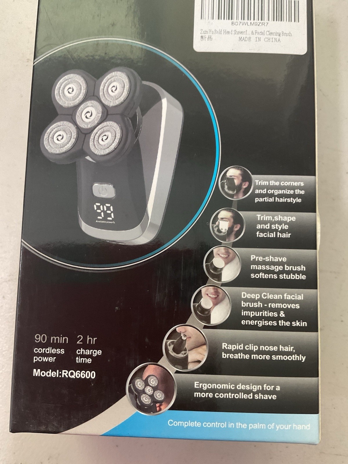 ZumYu I360 6-in-1 Grooming Kit Cordless USB Rechargeable 6 Heads RQ6600