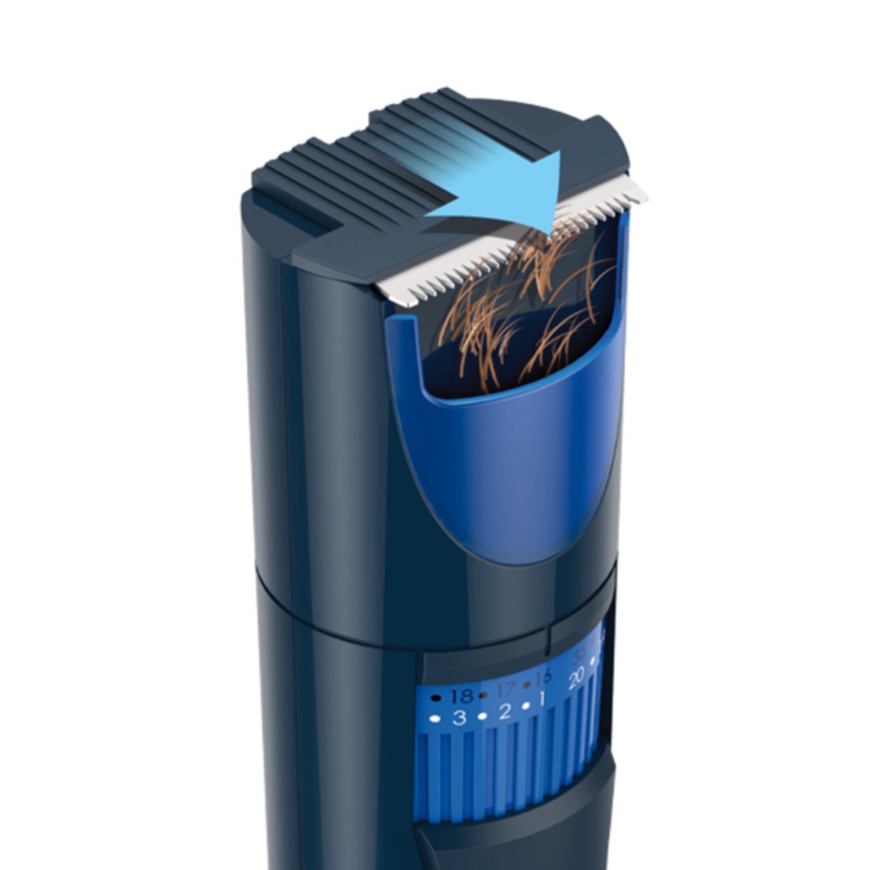 ConairMAN Beard and Mustache Trimmer, Battery Powered Beard and Mustache Trimmer