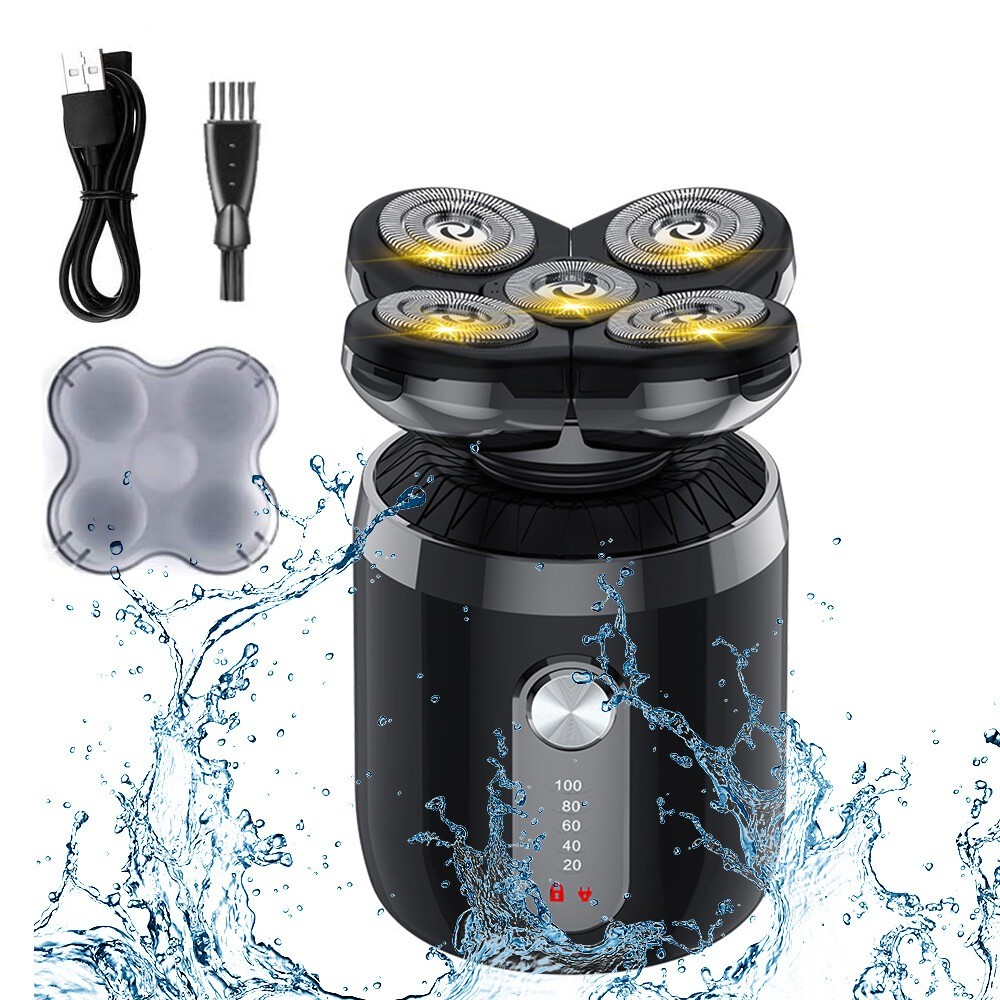 Electric Hair Remover Shavers Best Bald Head Razor Smooth Skull Cordless Wet Dry