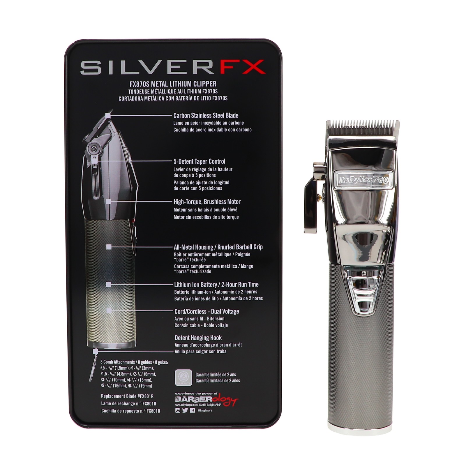 BaBylissPRO SILVERFX Clipper
