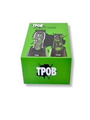 TPOB Black Splatt Pack Clipper Trimmer Set Barber Hair Clippers 6800 RPM, Superb