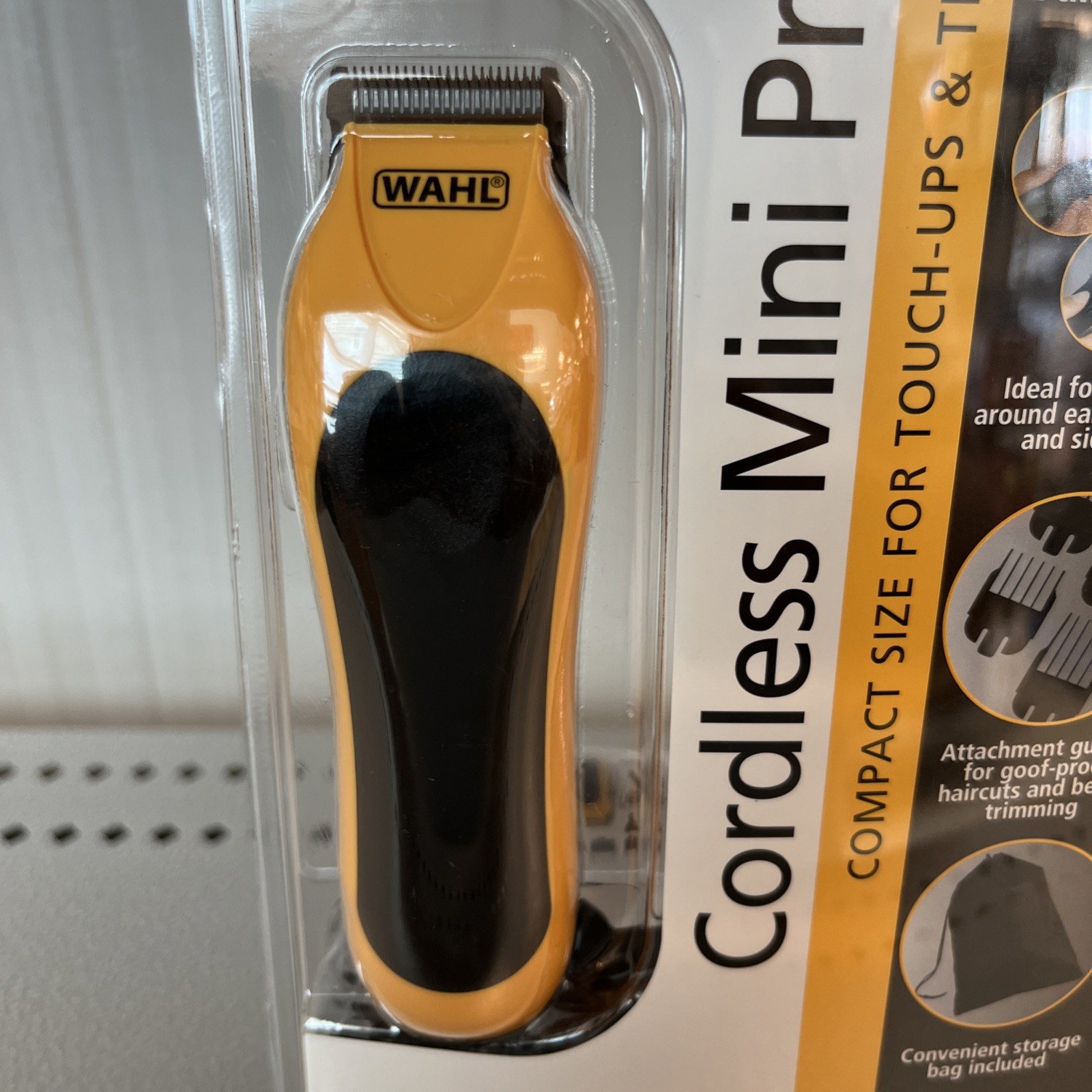 WAHL Mini Pro CORDLESS Compact TOUCH-UP Hair Beard BATTERY Precision Trimmer