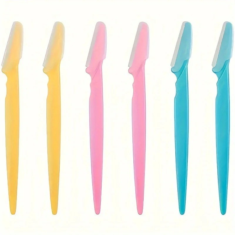 6 PCS Women Face & Eyebrow Hair Removal Safety Razor Trimmer Shaper Shaver
