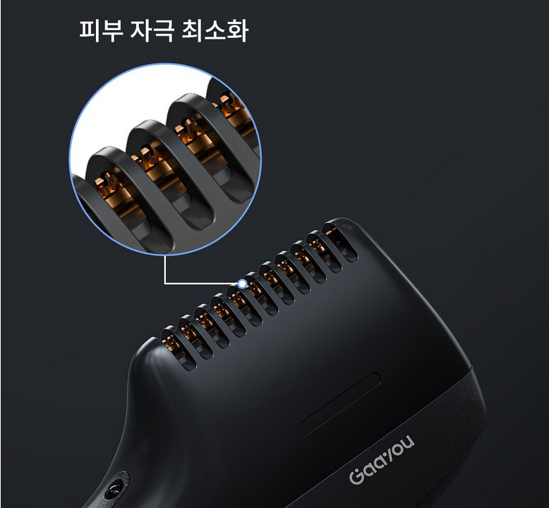 Gaayou Electric Body Hair Trimmer & Groomer for Men & Women, V-Shaped Design, 1m