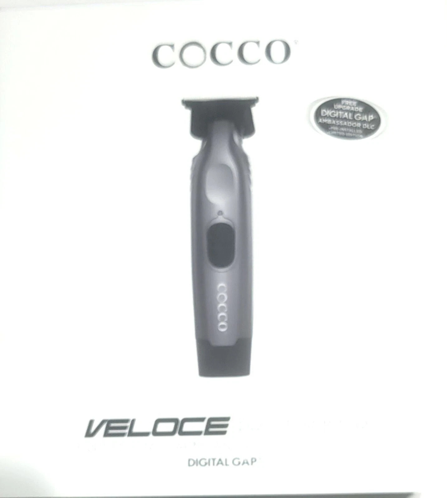 COCCO Veloce Pro MATTE GREY Trimmer, Brushless Motor with Digital GAP DLC Blade