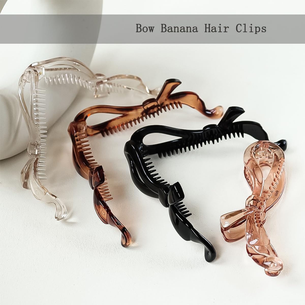 Banana Hair Clips for Thick Strong Hold Ponytail Medium As Picture Show