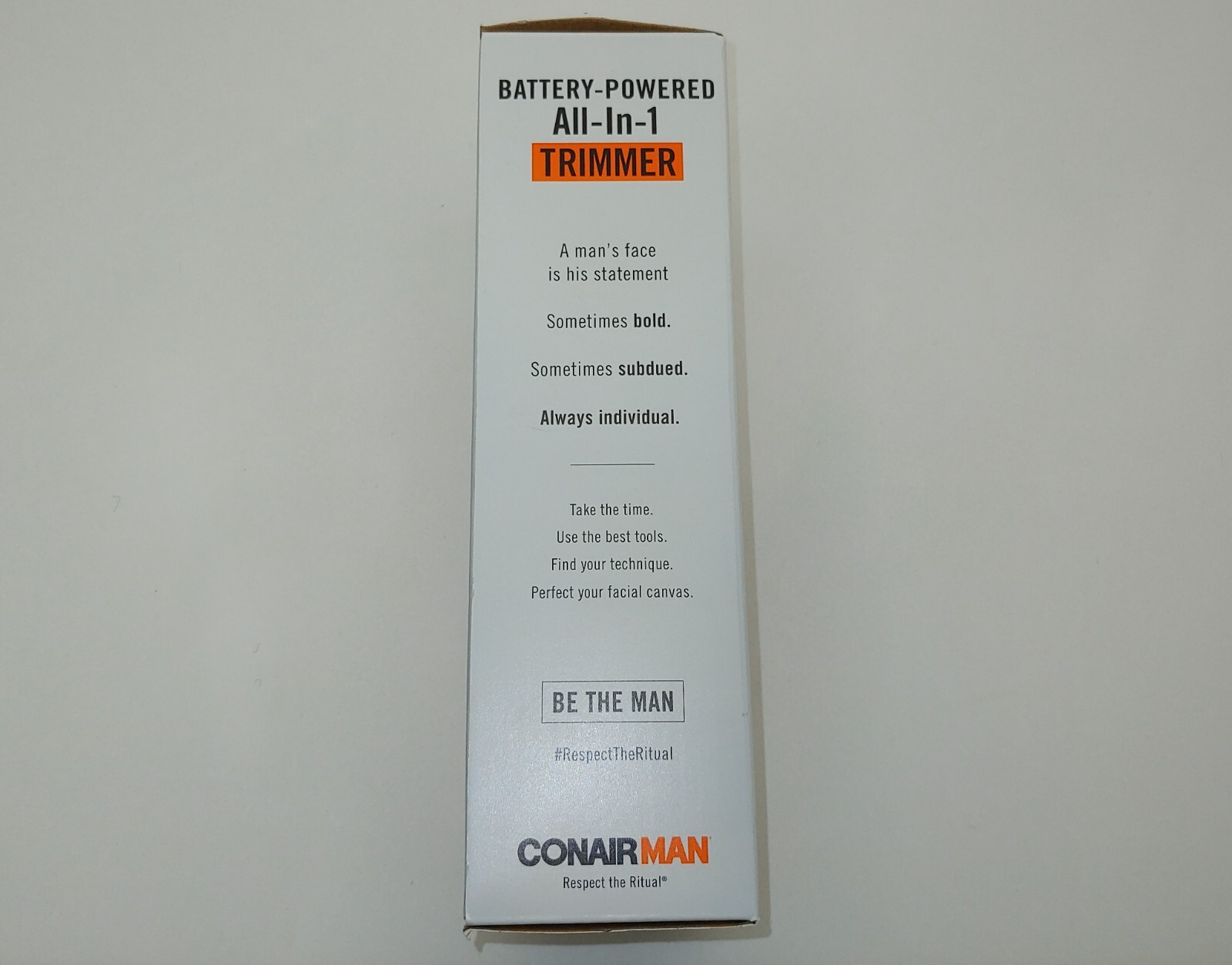 Conair 2 AAA Battery Powered Beard Nose Trimmer Conairman Portable Travel Home
