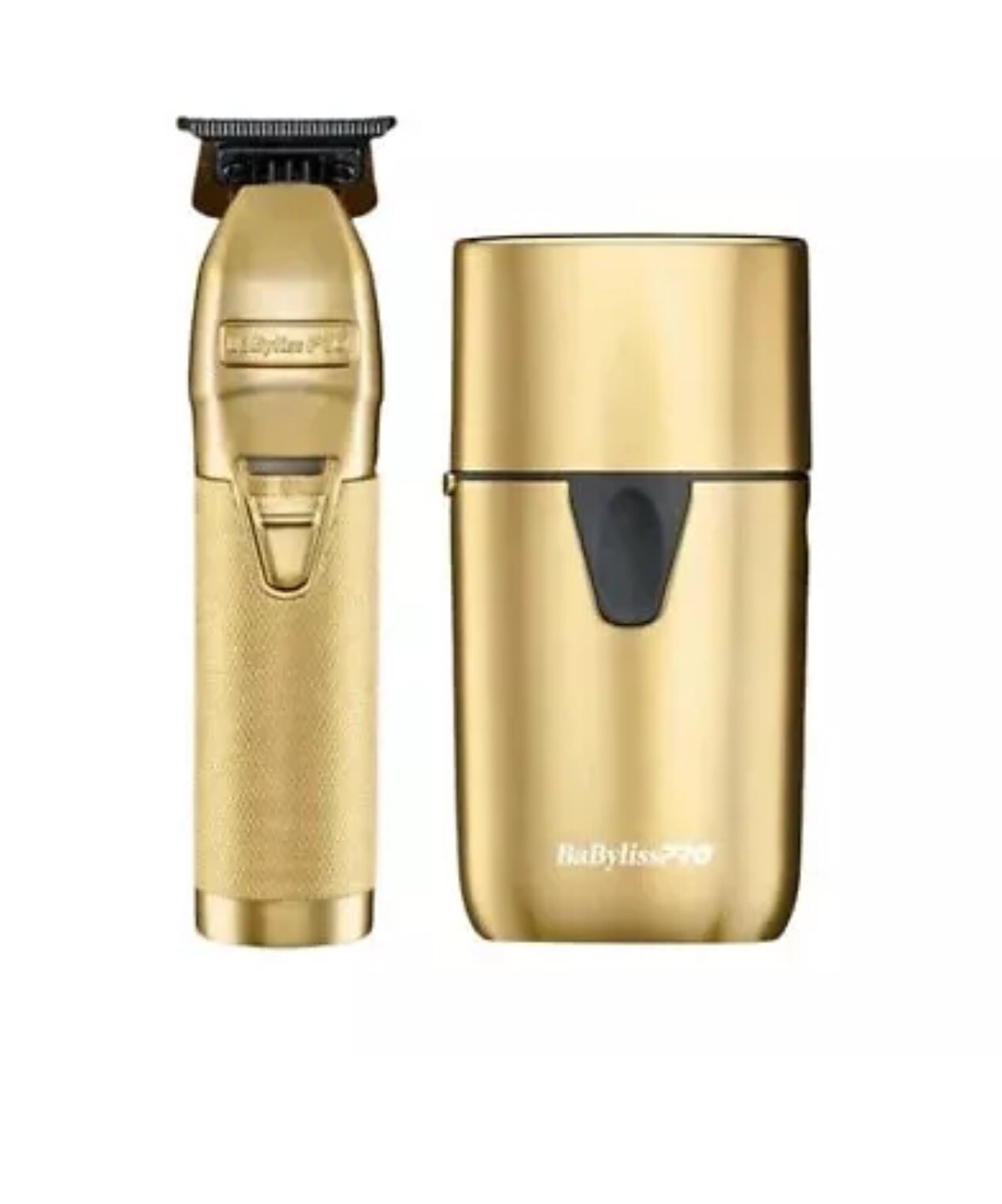 Babyliss PRO Gold Metal Trimmer & UV Single Foil Shaver FXLFHOLPKG – BRAND NEW