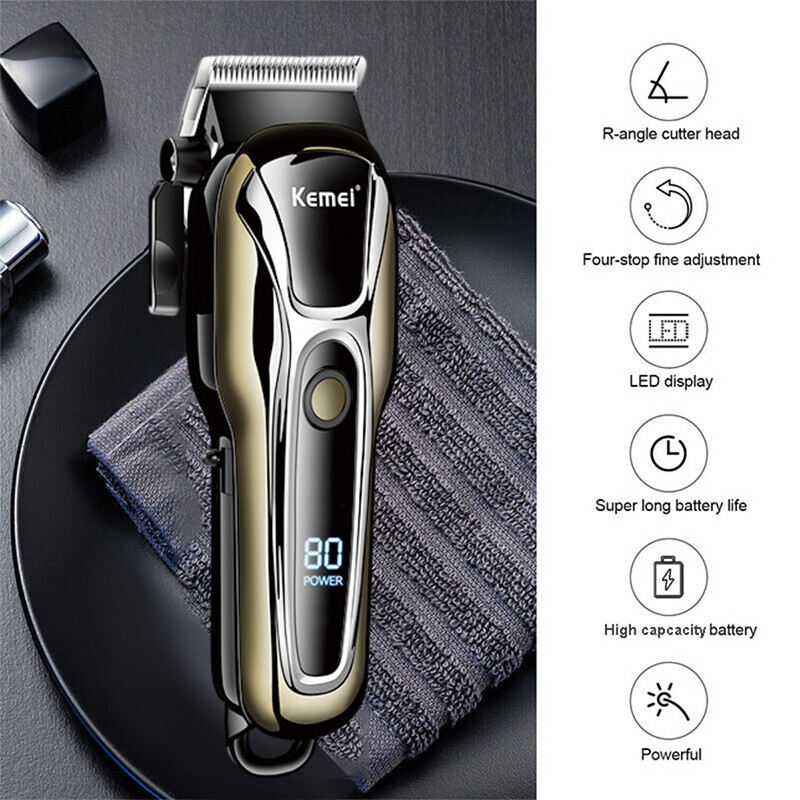 Men’s Electric Shaver Trimmer Razor Wireless Recharge Hair Beard Shaving Machine