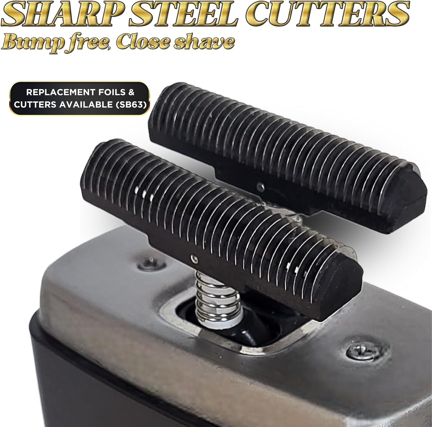 Waterproof Foil & Cutter SB63 – Rechargeable Set for Irritation-Free Grooming