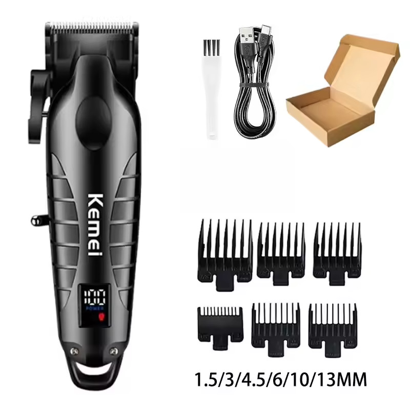Kemei Hair Clipper Kit KM-2296 KM-2299 KM-1102 Professional Electric Trimmer Set