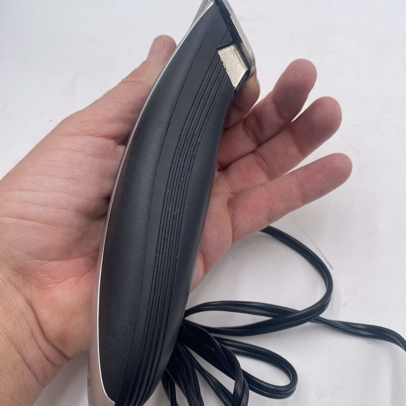 Andis Electric Clipper Hair Cutter Model PM-10 Silver Black Tested Working