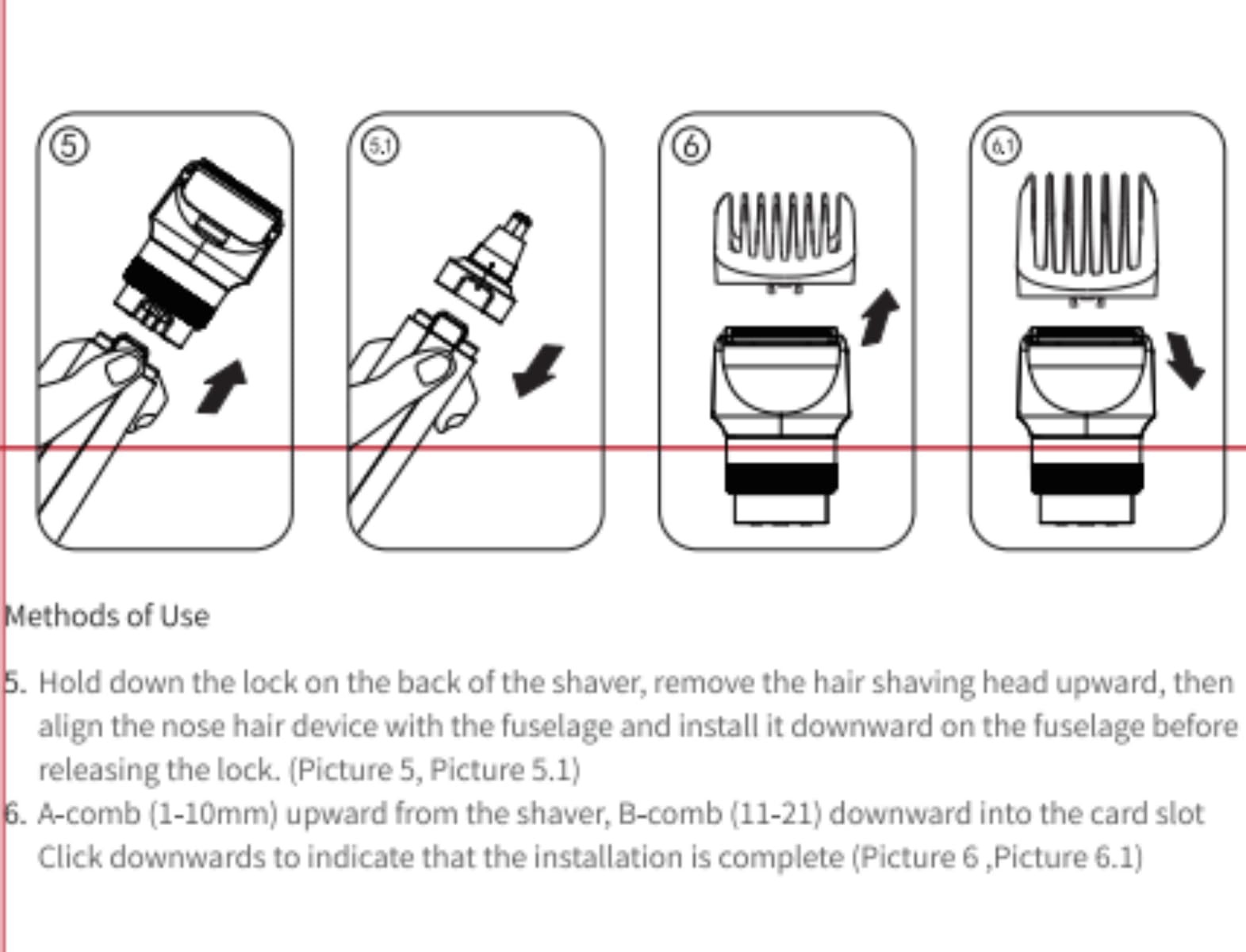 Beard Trimmer for Men, 42 Adjustable Length Setting Mustache Trimmer