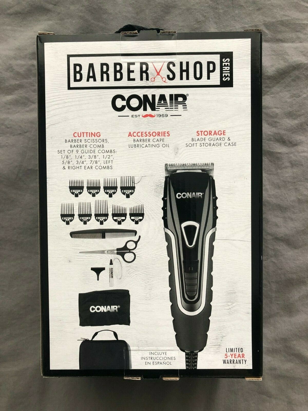 Conair Barbershop Series No-Slip Grip 20-piece Haircut Kit
