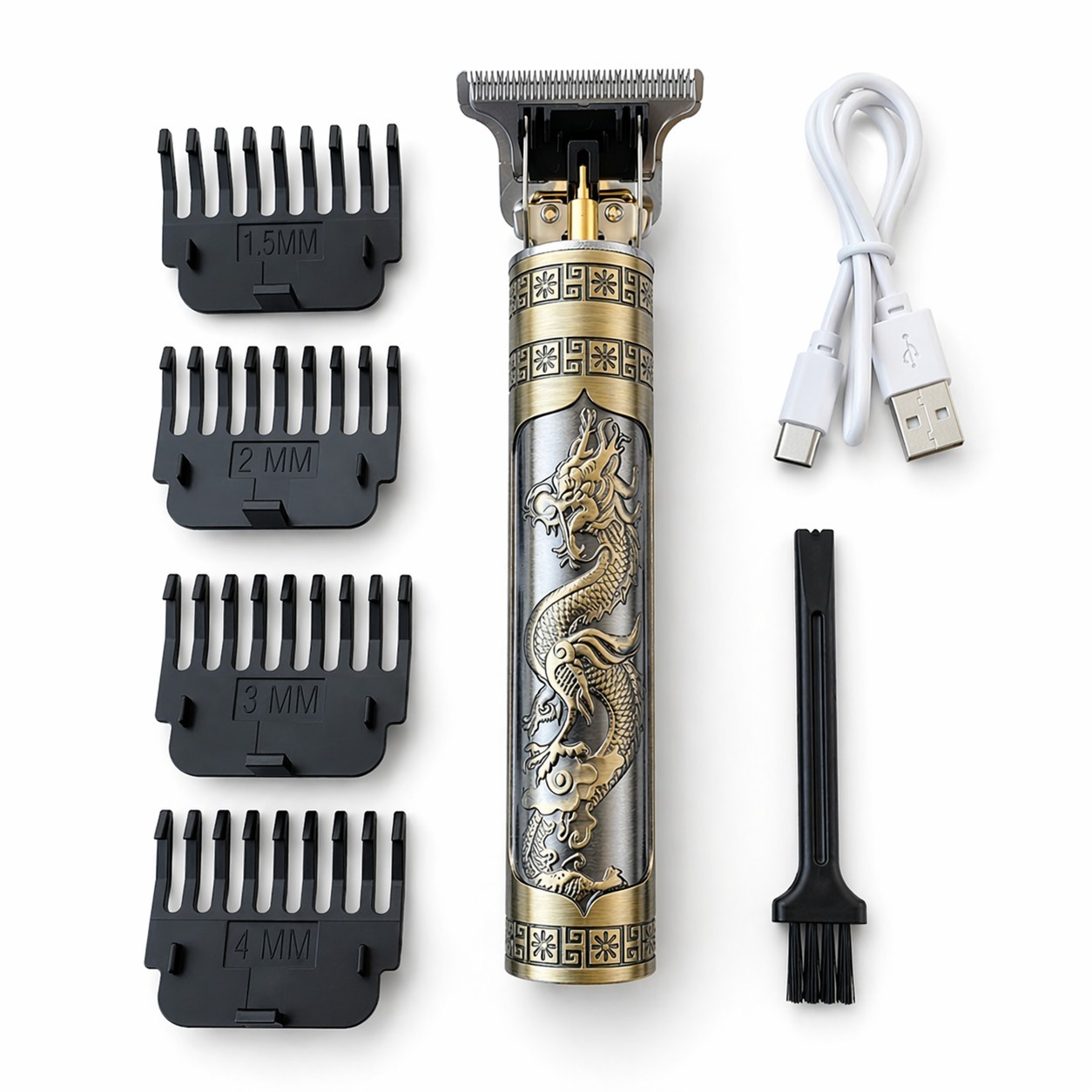 Vintage T9 Barbeador Dragon Beard Hair Trimmer Cutter Machine for Men