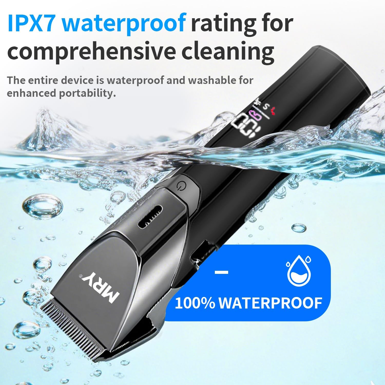 DUN Ceramic Cutter Cordless Hair Clippers for Men & Women, Professional HomeU…