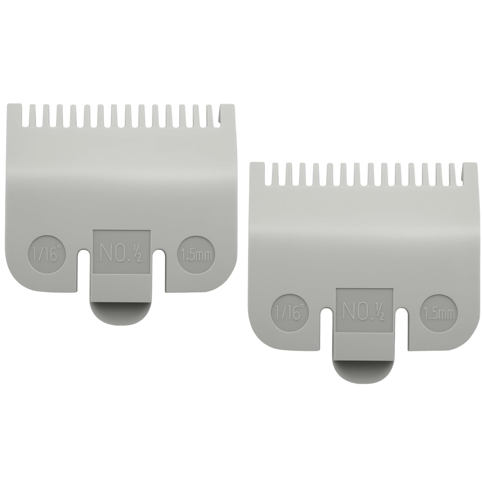 Compatible with Wahl Clipper Guards Set,1.5mm #3137-101,#1/16”,2Pack. Black
