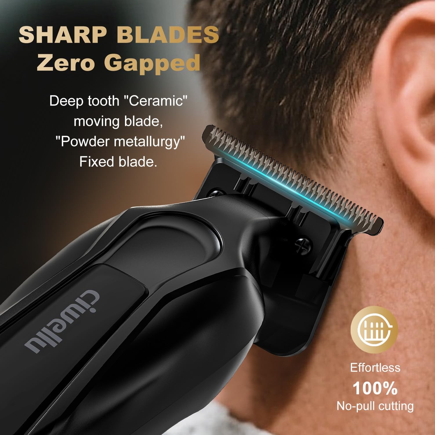 ciwellu Hair Trimmer for Men, Professional Barber Liner & Beard Trimmer with …