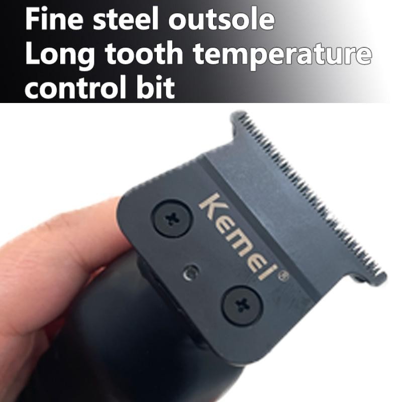 Kemei 2299 Professional Hair Clipper 0mm Zero Gap Cordless Barber Trimmer