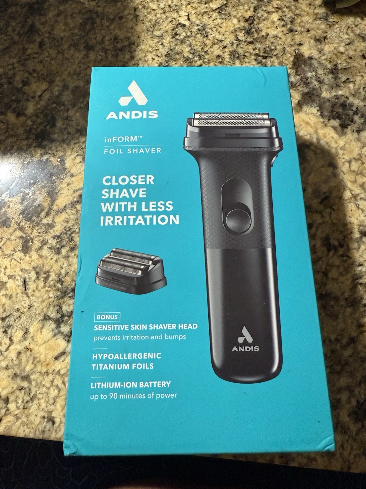 Andis inFORM Foil Shaver FS-1 – Missing Sensitive Foil Head, Cordless or Cord