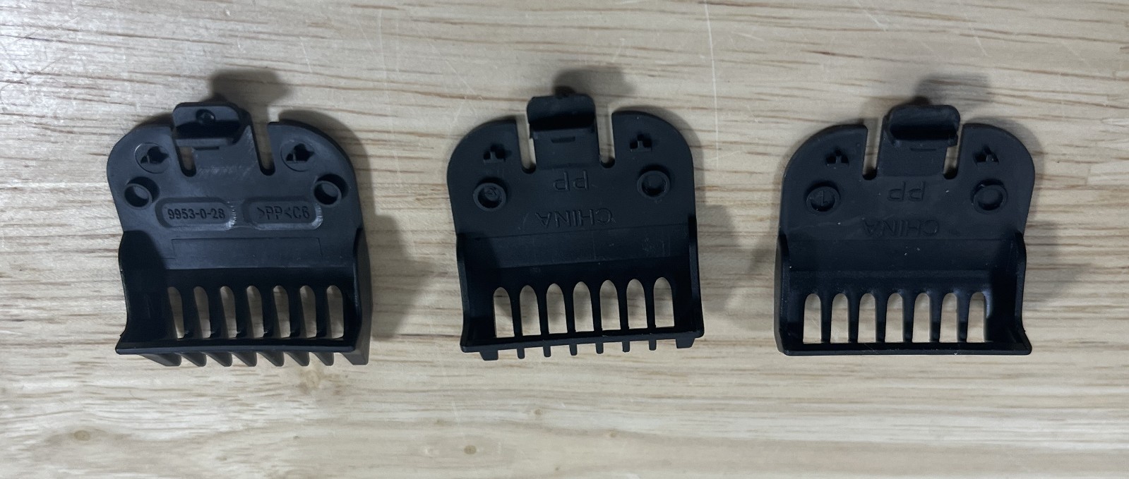 OEM Wahl Trimmer Beard Guide Comb Set – 1/16 – 1/8 – 3/16 – 9818 – 9864 – 59300