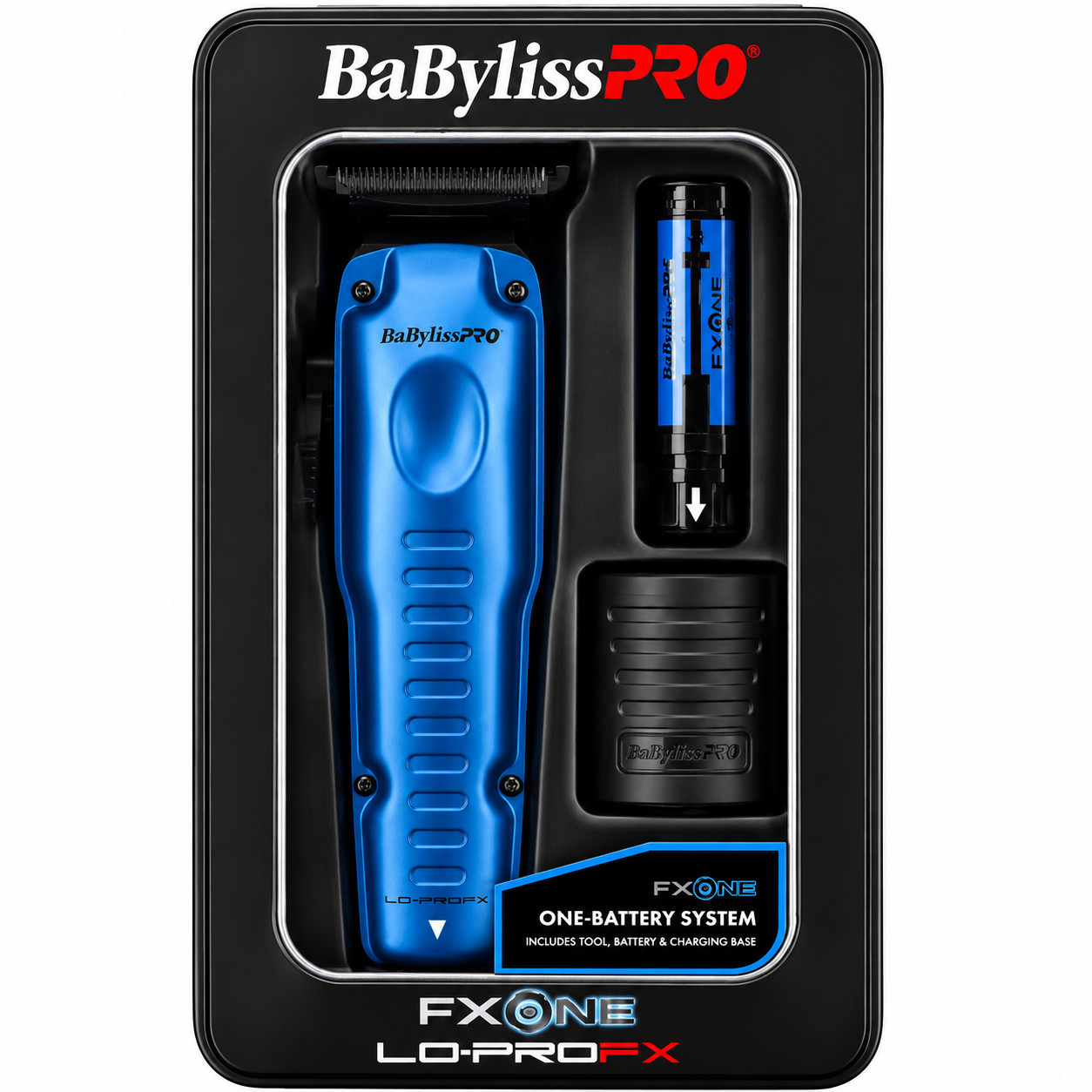 BaBylissPRO FXONE Lo-ProFX Limited Edition Blue Cordless Clipper FX829BL