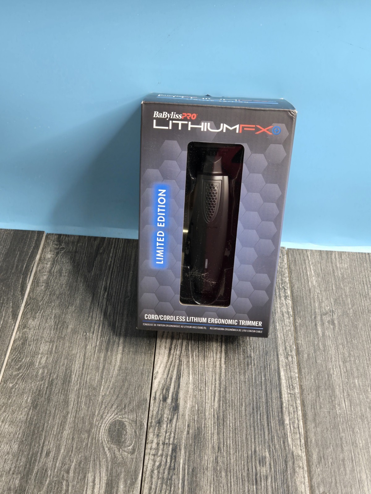 BaBylissPRO FX673NSMB LithiumFX+ Cord/Cordless Ergonomic Clipper 6800RPM Open BX