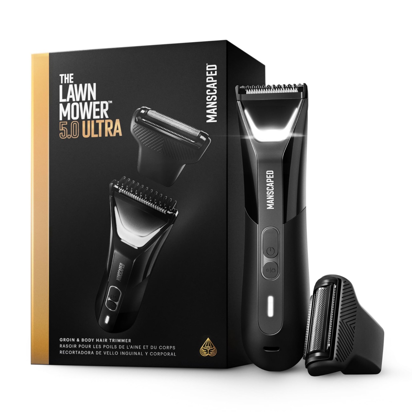 Waterproof Dual-Head Body Hair Trimmer – USB-C Rechargeable Groomer & Travel Cas