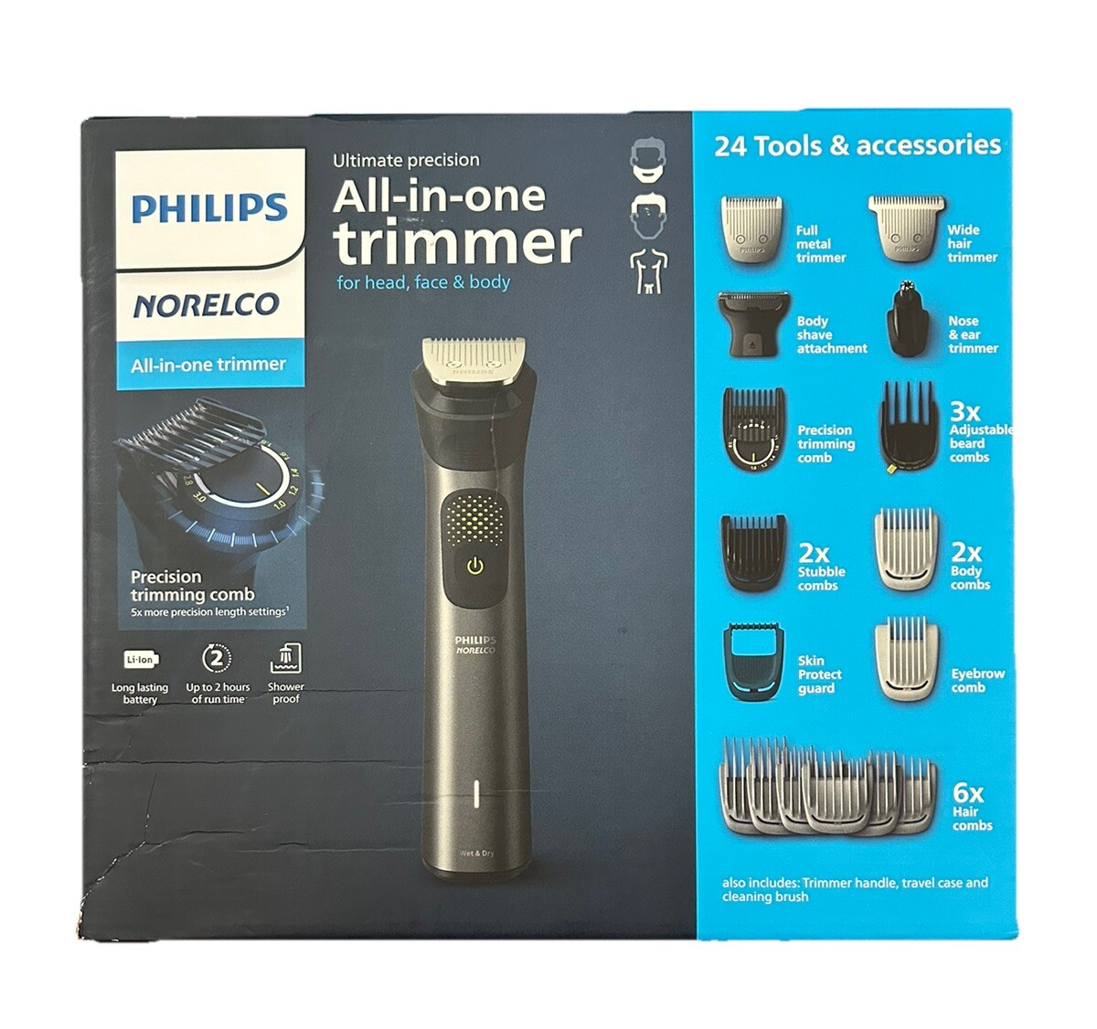 Philips Norelco Ultimate Precision All In One Trimmer & Accessories OB