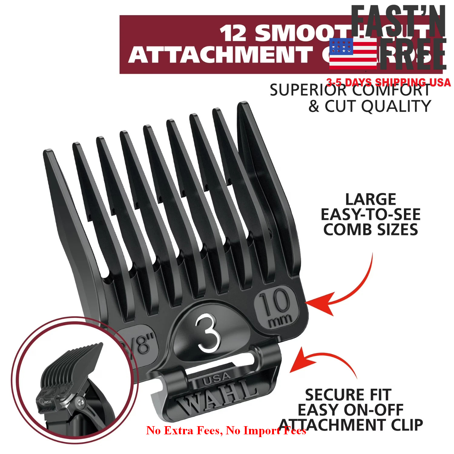 Wahl Extreme Grip Pro Corded Hair Clipper No Slip Men Women Home Use Hot NEW