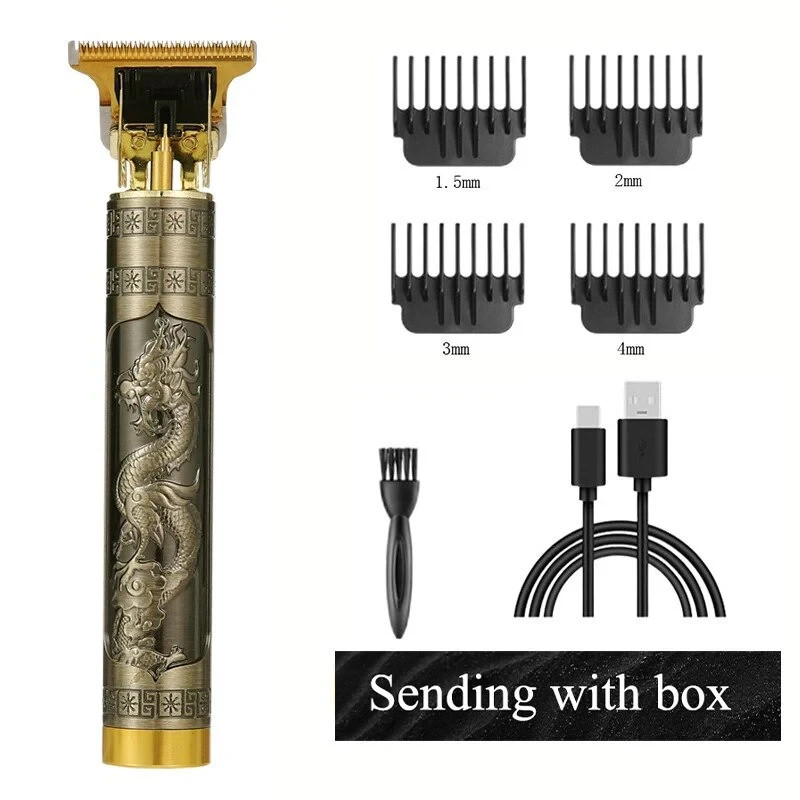 New T9 Electric Hair Trimmer Accessories USB Professional Shaver