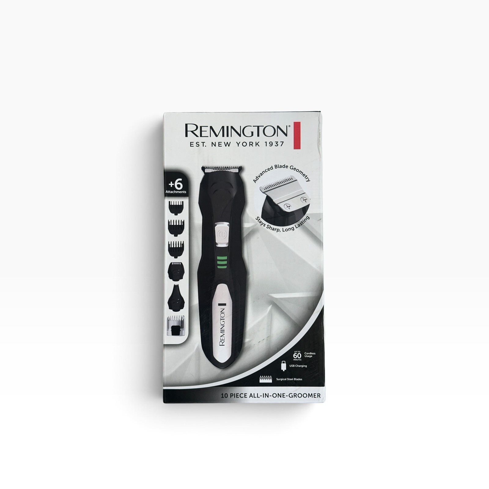 Remington PG6022 10-Piece All-In-One Grooming Kit, *Comes w/ 3 attachments & USB