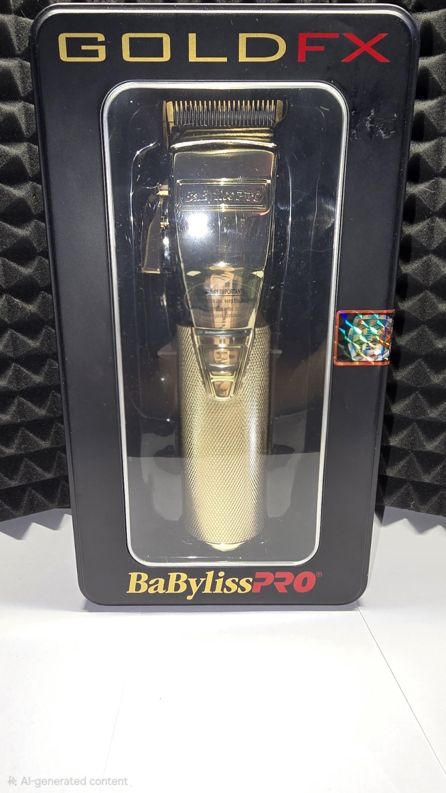 BaBylissPro GOLDFX Metal Lithium Clipper FX870G (Open/Unused)