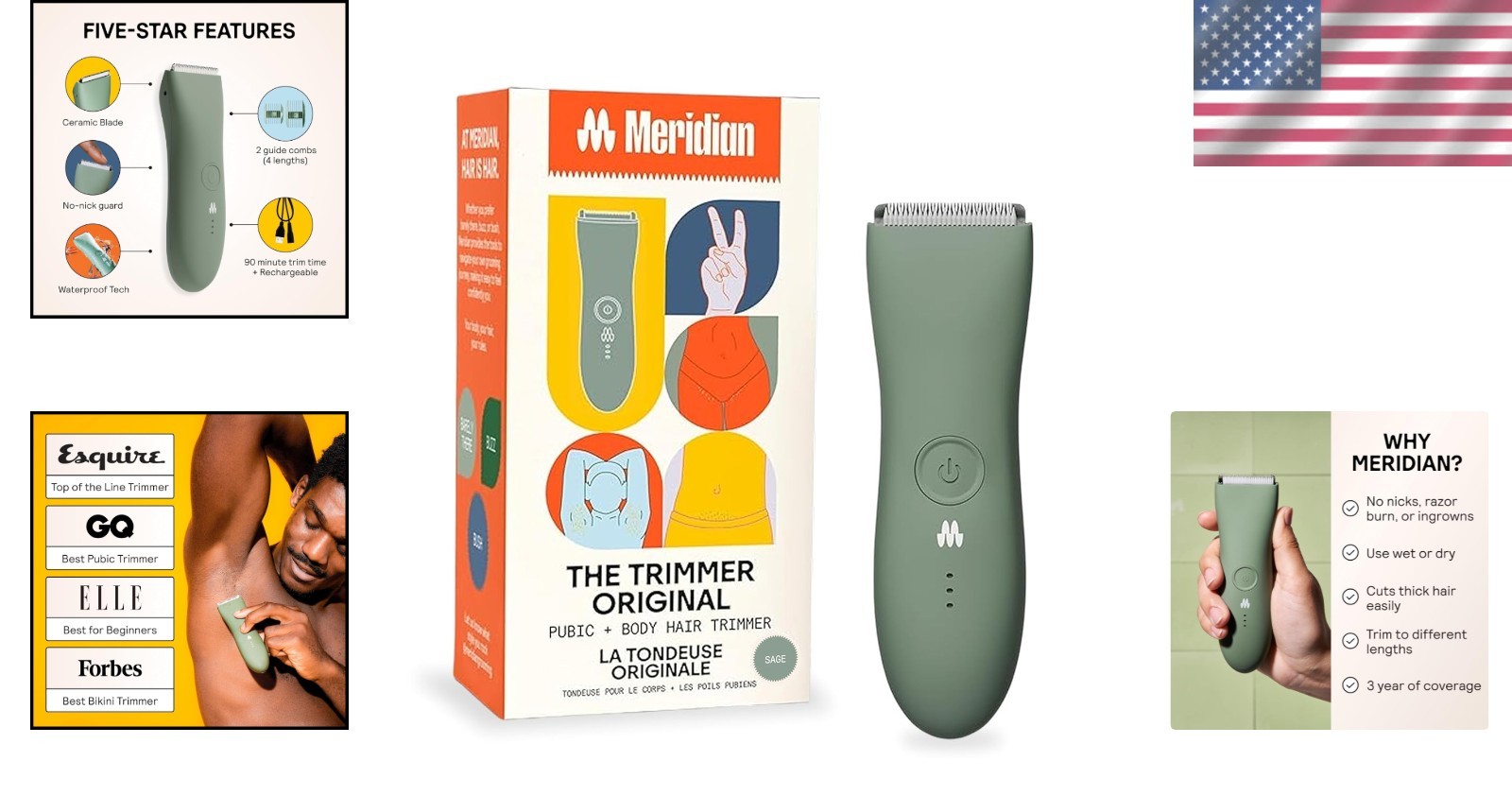 Unisex Body Trimmer – Rechargeable & Waterproof