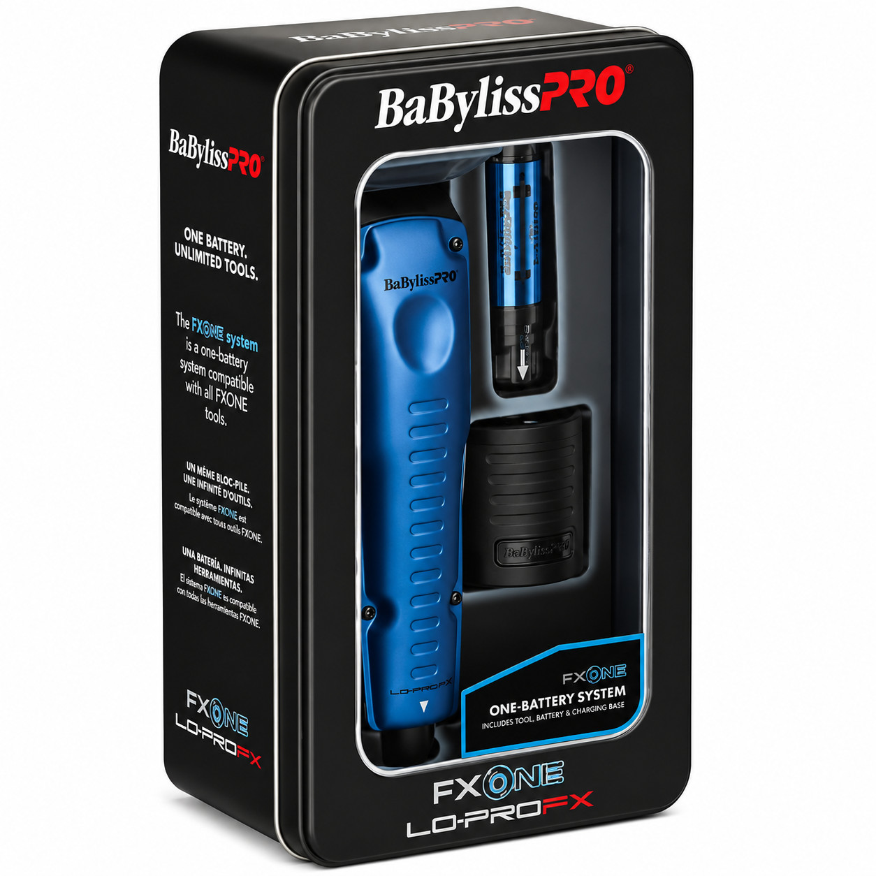 BaBylissPRO FXONE Lo-ProFX Limited Edition Blue Cordless Clipper FX829BL