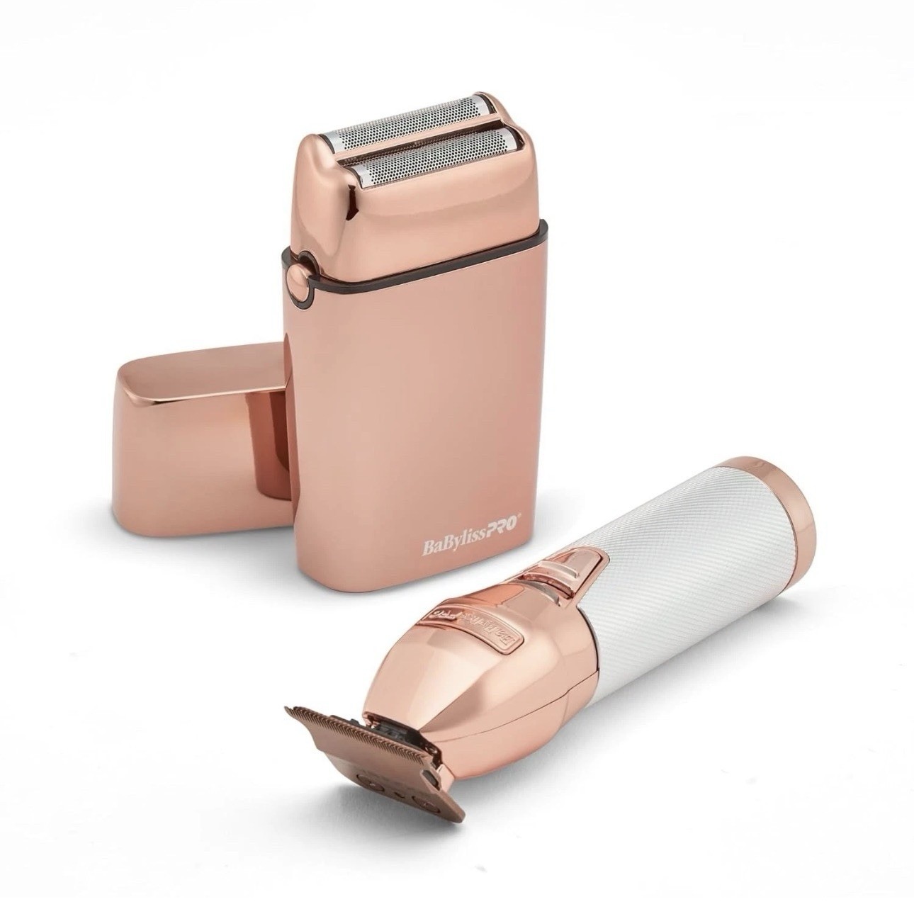 BaBylissPRO LimitedFX Rose Gold Trimmer & Double Foil Shaver Gift #FXDUOFS2TRG