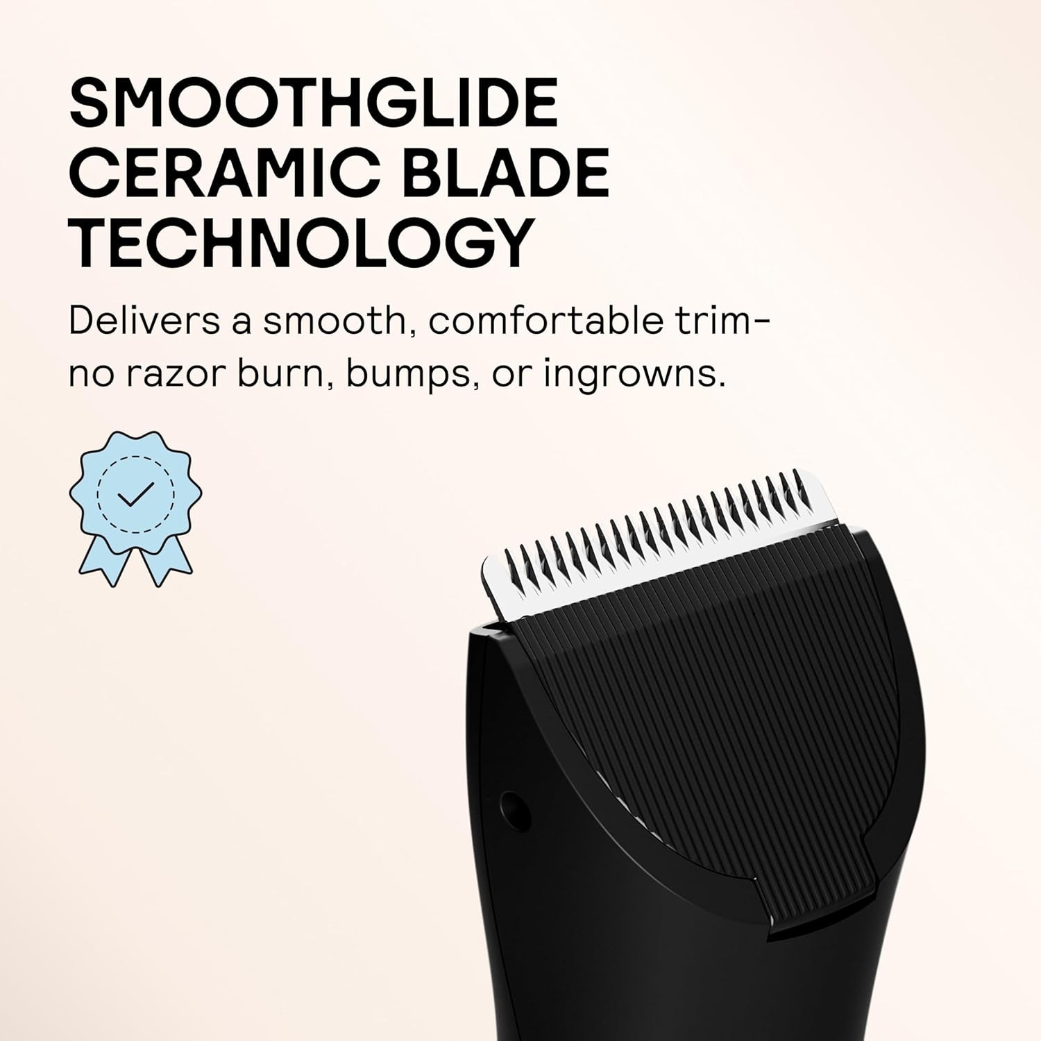 Versatile Waterproof Body Hair Trimmer for Men & Women | Onyx Ceramic Blades